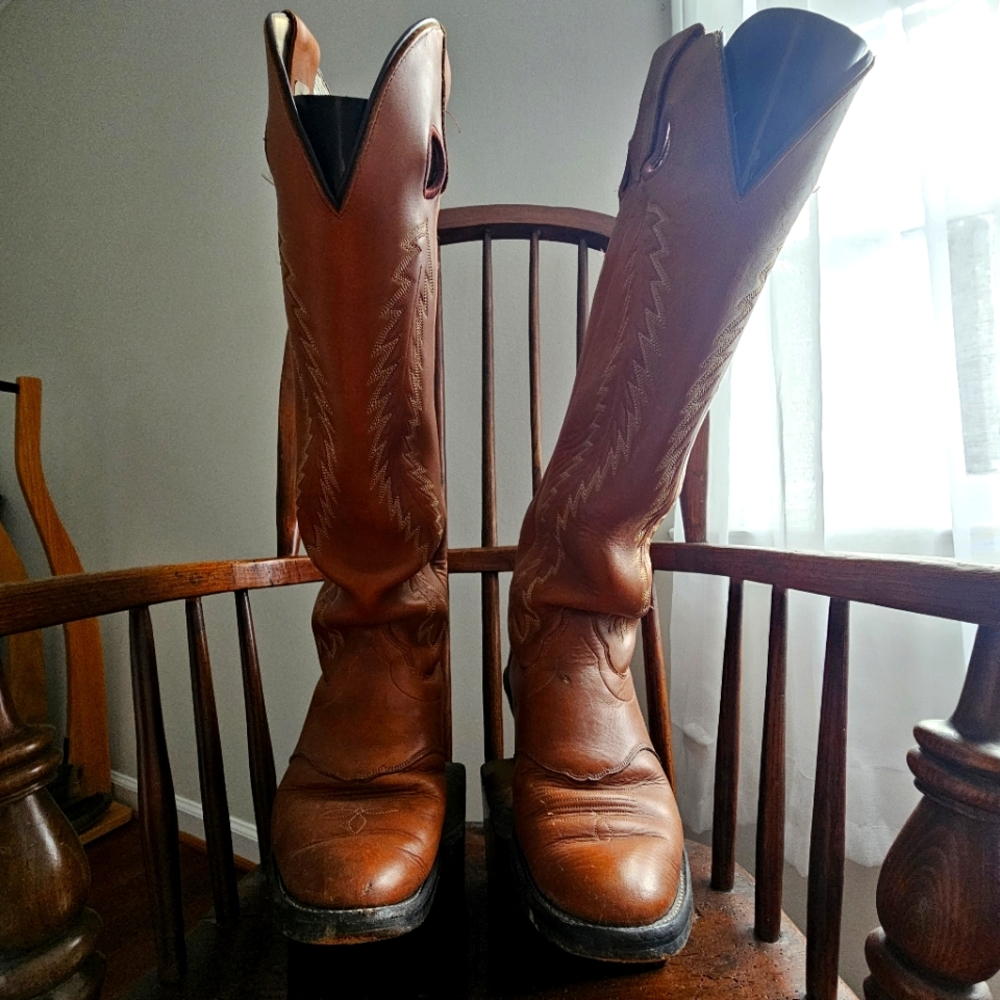 VTG Men's Olathe Cowboy Boots Sz 81/2 D